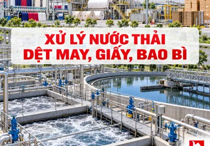 Xử Lý Nước Thải Ngành Dệt May, Giấy, Bao Bì